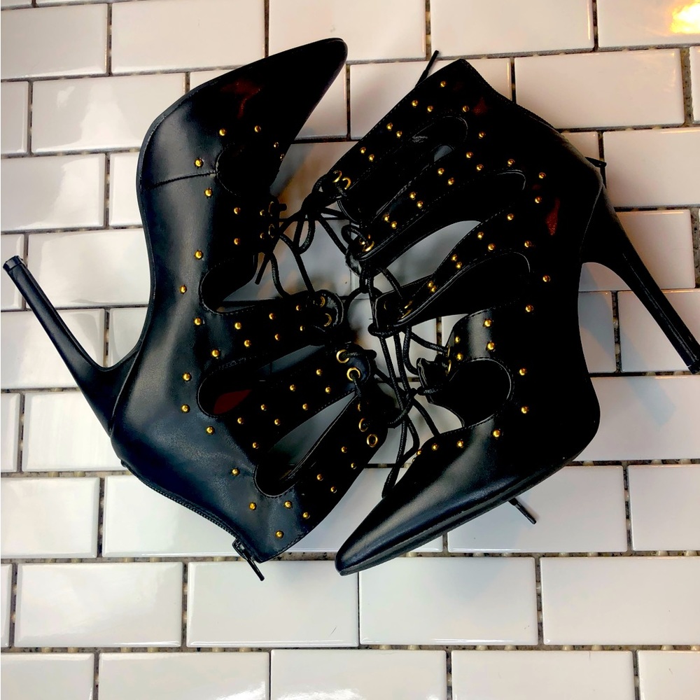 Izabella Rue studded strappy heels
